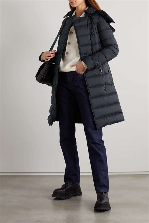 burberry double breasted jacket navy|net a porter burberry.